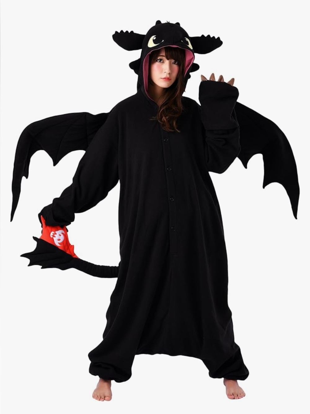 How to Train Your Dragon - Toothless - Onesie Halloween Costume Size Large
